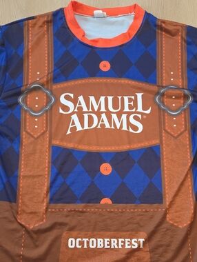 Sam Adams Octoberfest Party Shirt Men's Size Medium